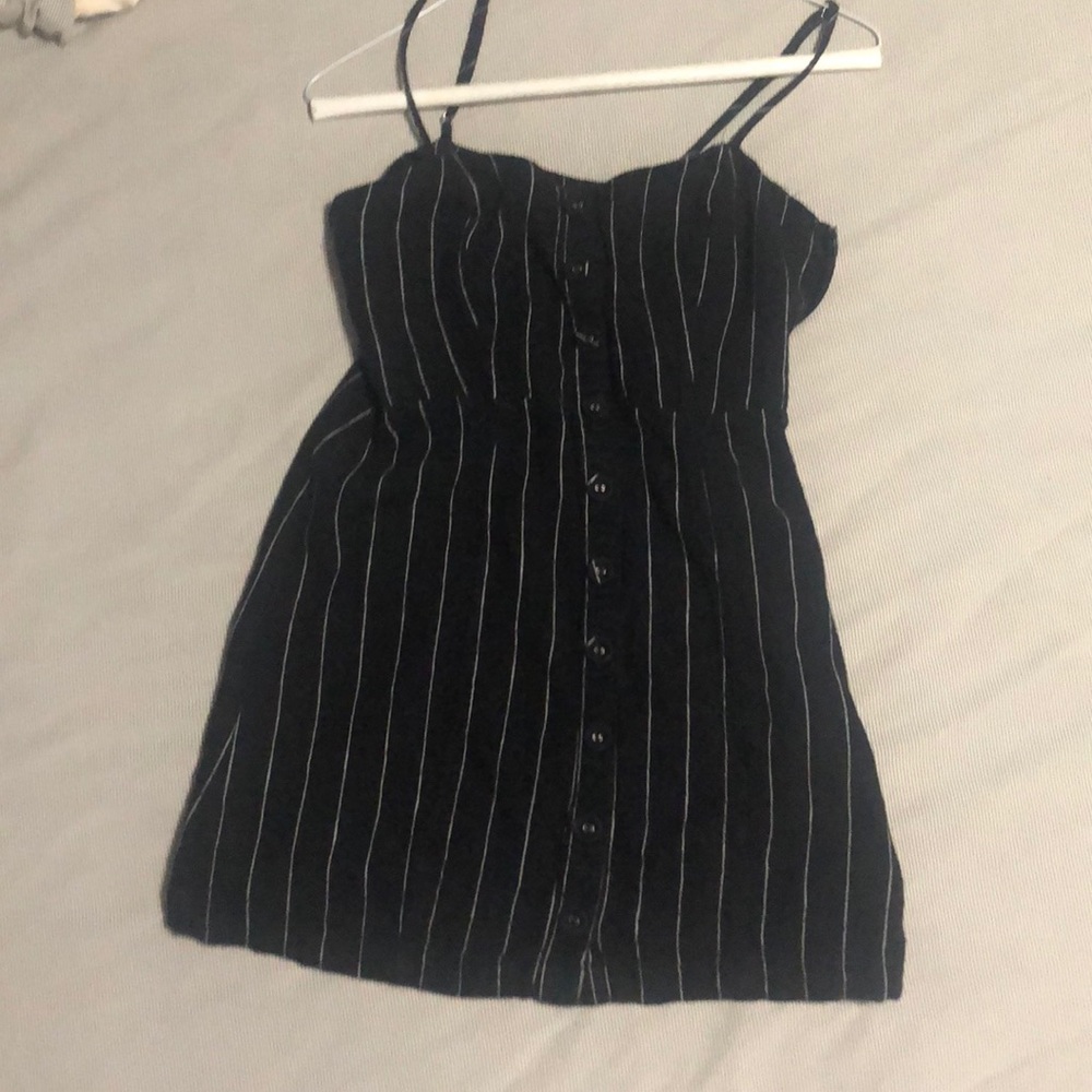 Black-and-white dress